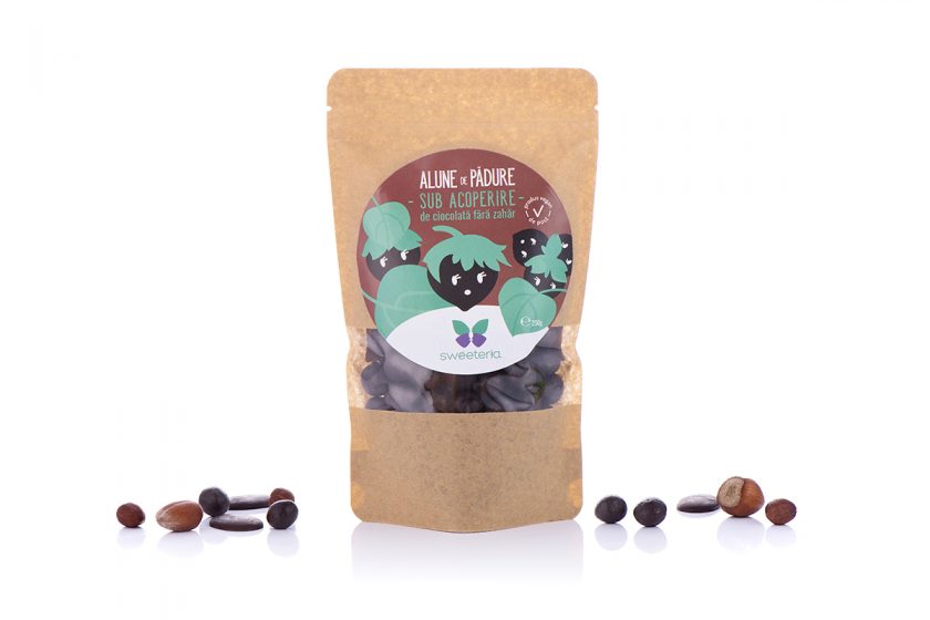 Alune de padure in ciocolata fara zahar