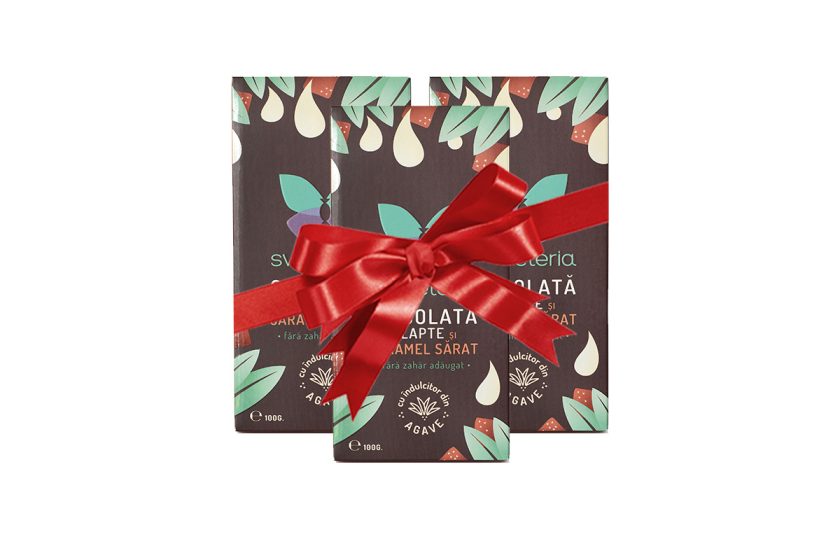 Ciocolata cu lapte si caramel sarat Promo 2+1