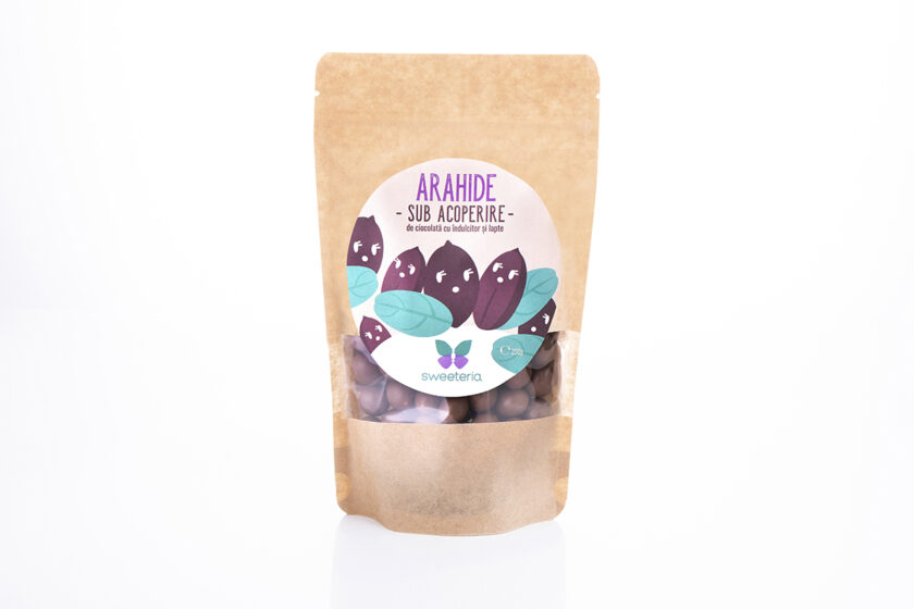Arahide coapte in ciocolata lapte cu indulcitor natural