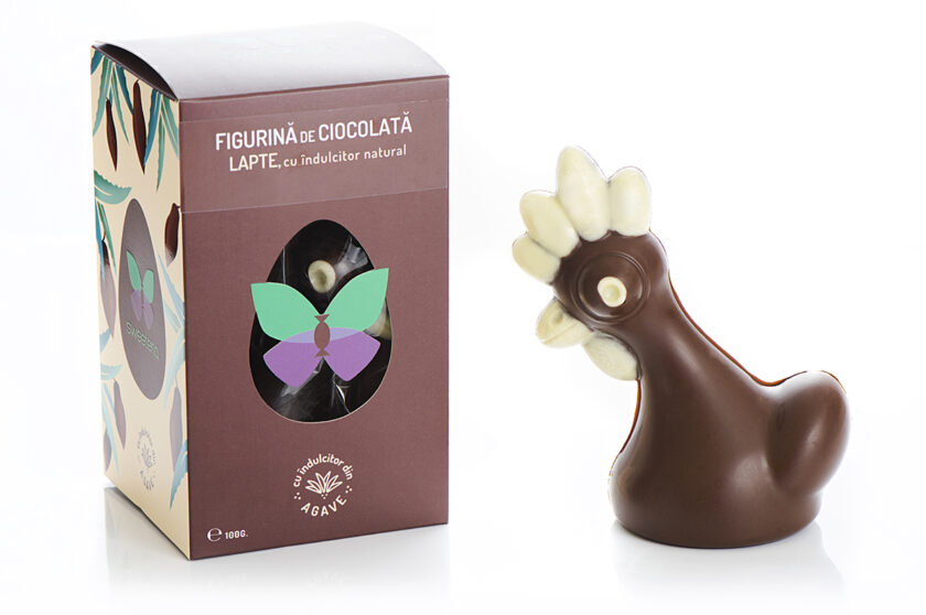 Gaina din ciocolata lapte fara zahar