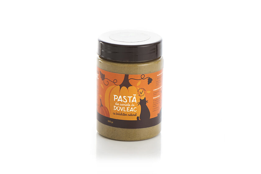 Pasta din seminte de dovleac, indulcita natural Sweeteria
