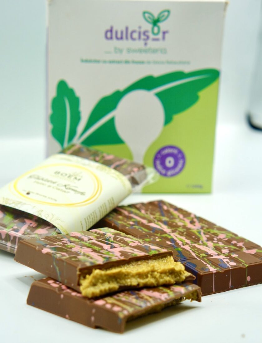 Ciocolata Dubai Kunefe cu lapte si indulcitor natural, 200g