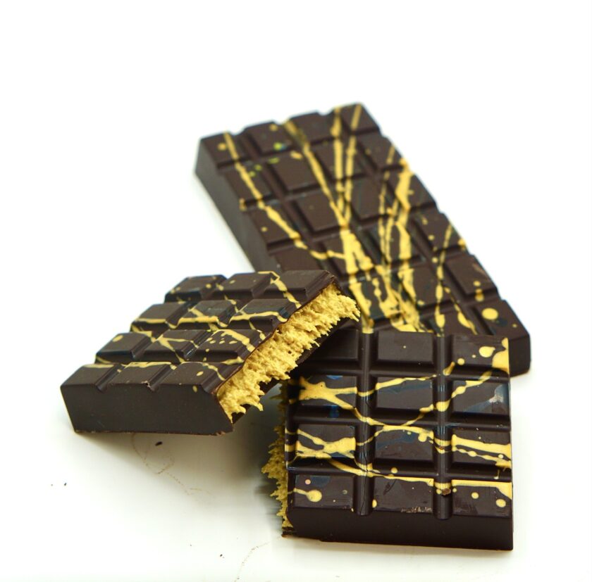 Ciocolata Dubai Kunefe, amaruie, cu indulcitor natural, 200g