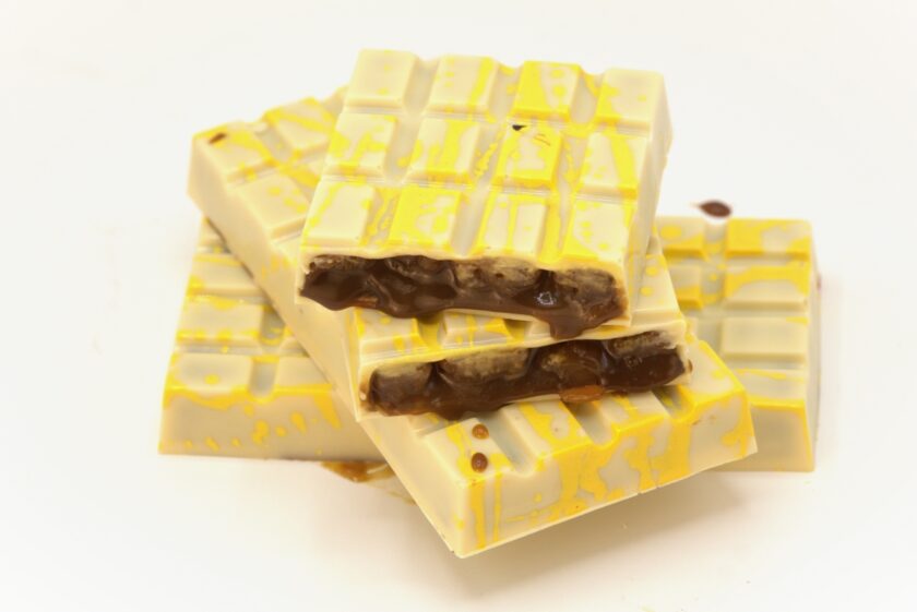 Ciocolata alba, cu indulcitor natural, dovleac copt si scortisoara, 200g