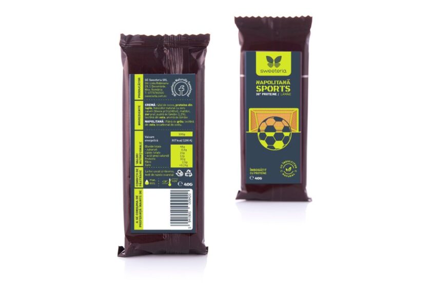 Napolitane SPORTS cu crema de lamaie (10 buc)